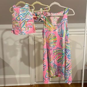 Lilly Pulitzer women’s S dress with matching baby shift dress size 3-6 month